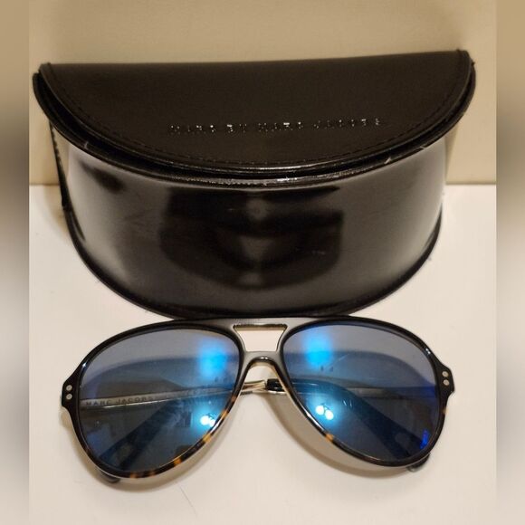 Marc Jacobs 358/S Tortoise Shell Frames Aviator/Pilot Sunglasses Ret Unisex $295 - Picture 5 of 7